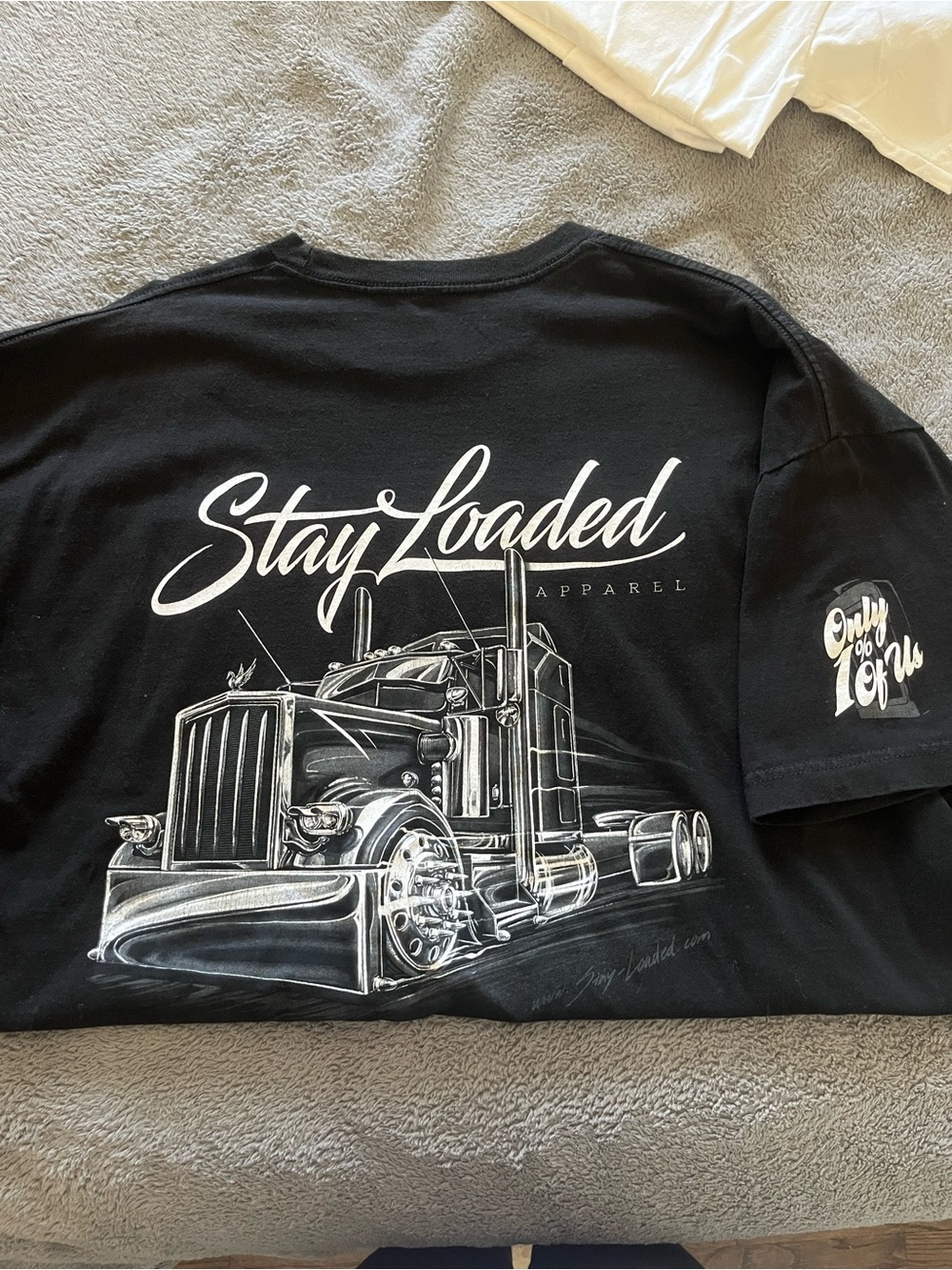 Stay Loaded Black Trucker Tee